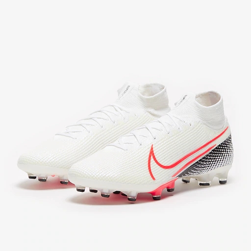 nike mercurial white and red