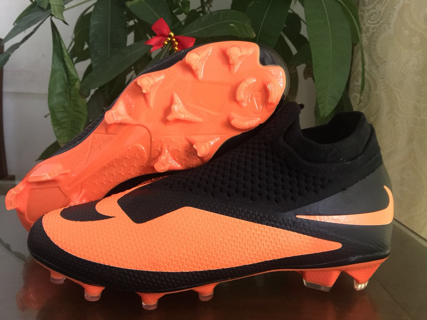 Nike Phantom Vision Elite DF FG black orange Shop