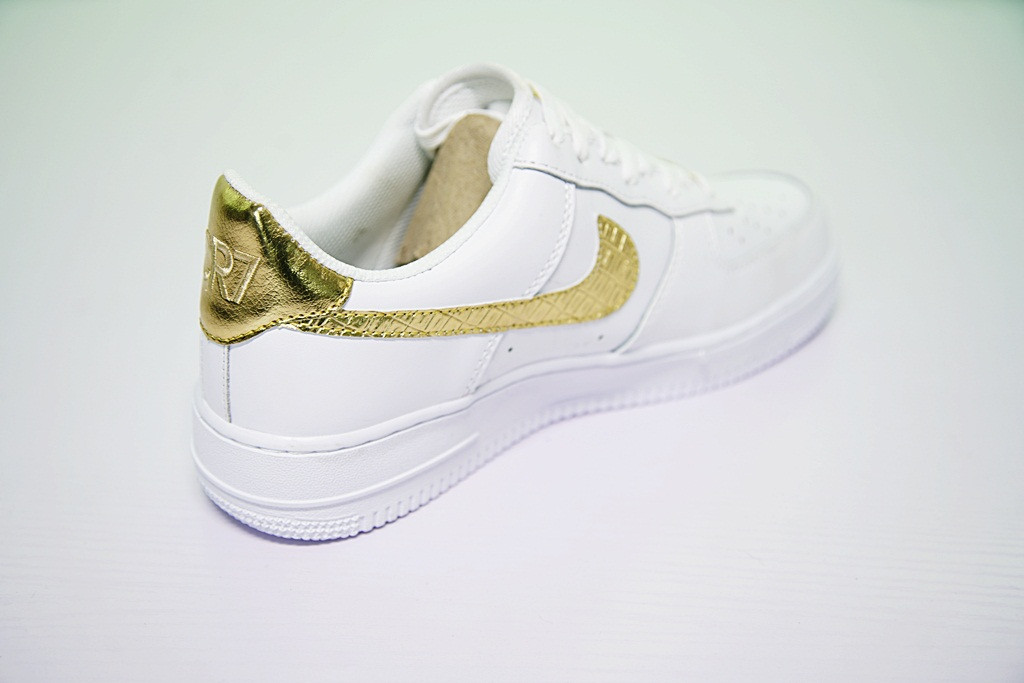 nike air force 1 golden patchwork