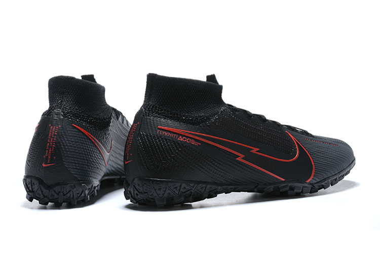Nike Mercurial Superfly VII 7 Elite TF Black Heel