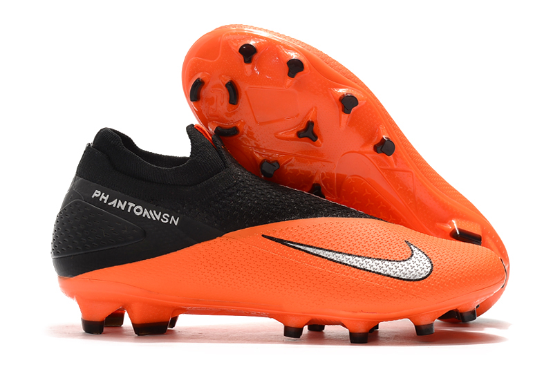 orange and black nike cleats