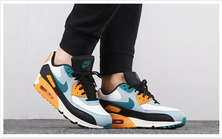 nike air max 90 essential black and orange