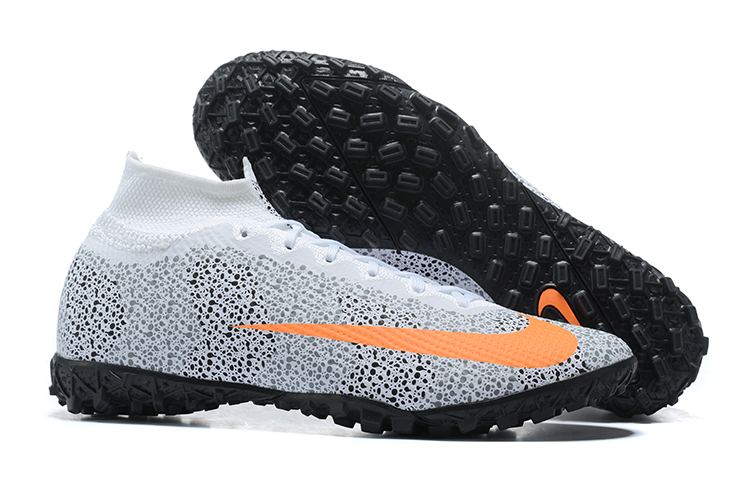 Nike Mercurial Superfly 7 Elite TF black white orange