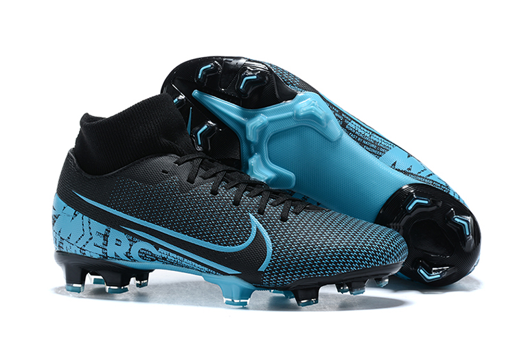 nike mercurial black and blue