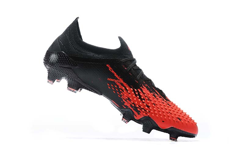 adidas Predator 20.1 Low-Cut FG Firm Ground Soccer Cleat - Black Red White Inside