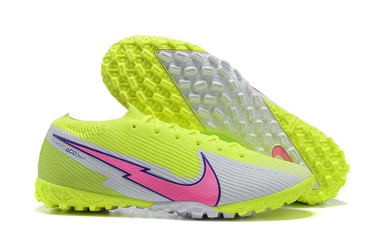 Nike Mercurial Vapor VII 7 Elite TF yellow white pink Outside