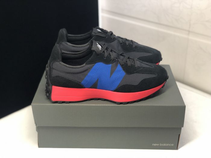 new balance black red