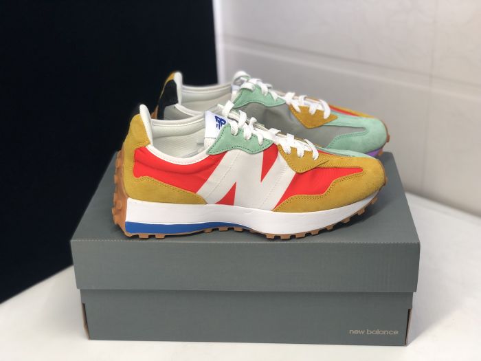 New Balance 327 MS327LAB yellow white red