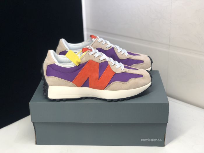 New Balance 327 purple orange running shoes special MS327SPF