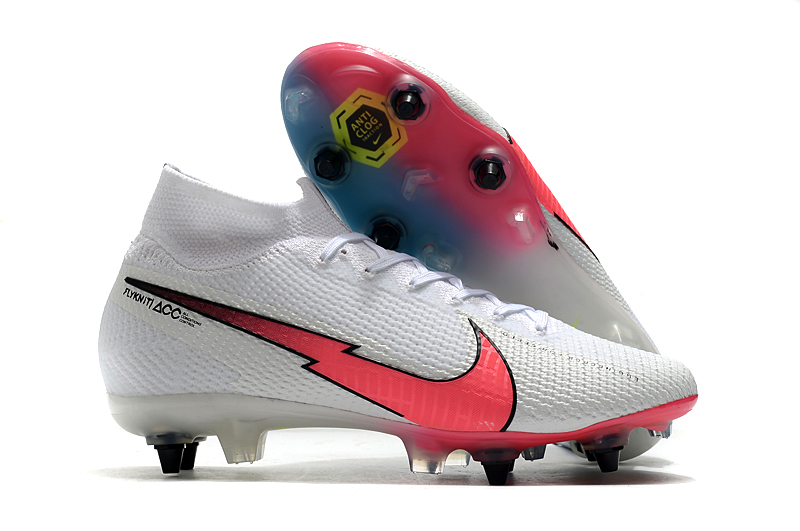 Nike Mercurial Superfly 7 Elite SG-PRO AC White Red Sell