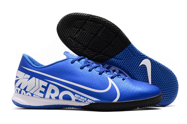 blue and white mercurial