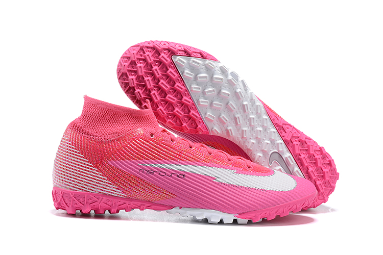 Nike Mercurial Superfly VII 7 Elite TF pink white Shoes