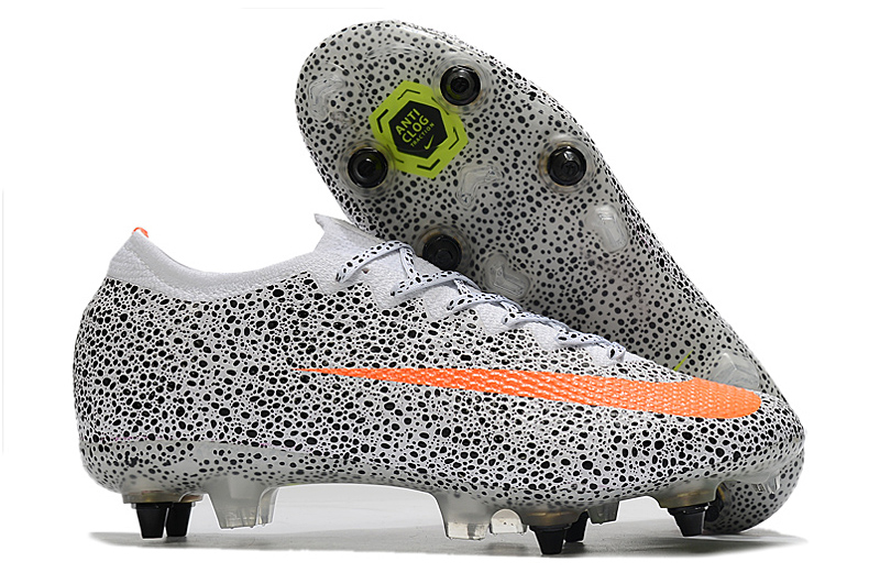 Nike Mercurial Vapor 13 Elite SG-PRO AC black white spots Right