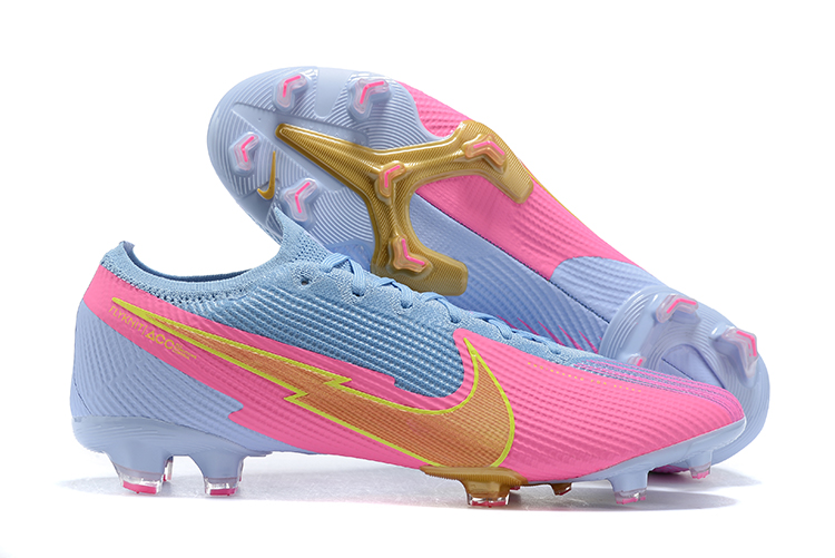 Nike Mercurial Vapor VII 13 Elite FG-Blue Pink shoes