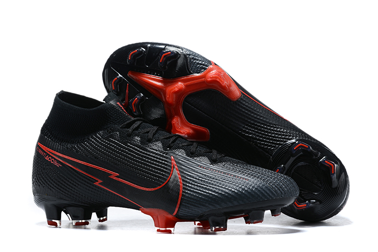 Nike Superfly VII 7 Elite SE FG black red Outside