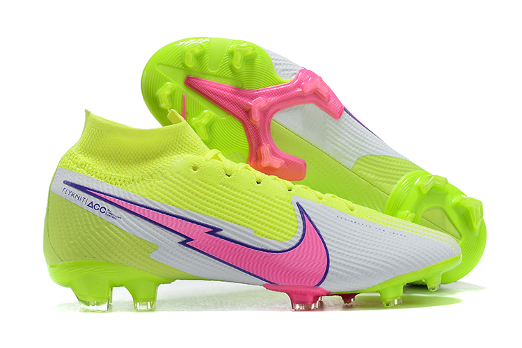 Nike Superfly VII 7 Elite SE FGyellow white pink Shoes