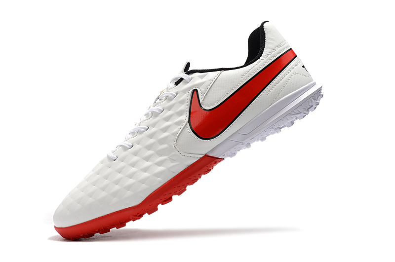 nike tiempo red and white