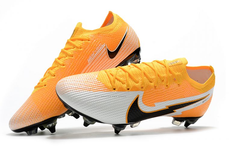 grey and yellow nike soccer cleats