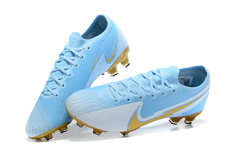 nike mercurial blue and white