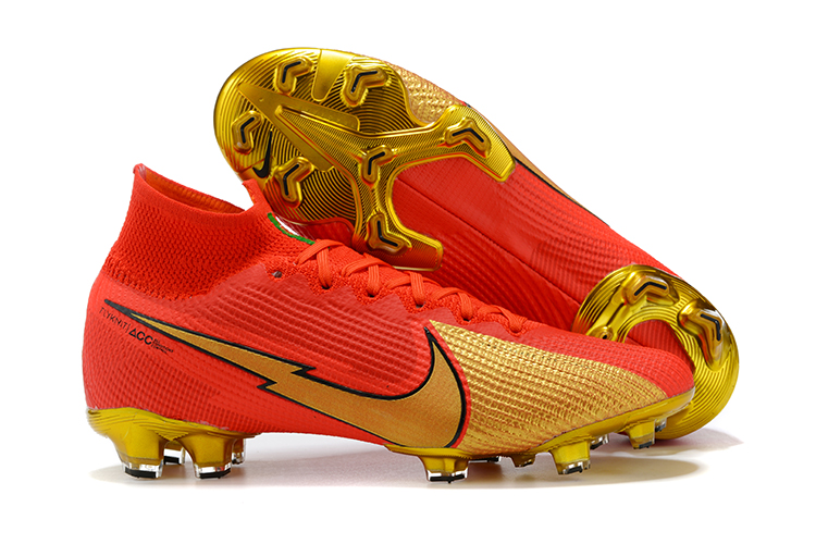 nike mercurial red and yellow