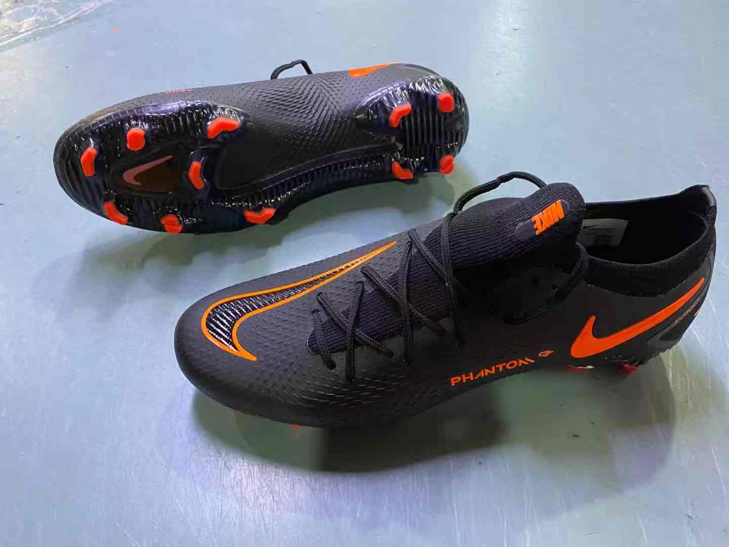 Nike Phantom GT Elite FG black orange football boots