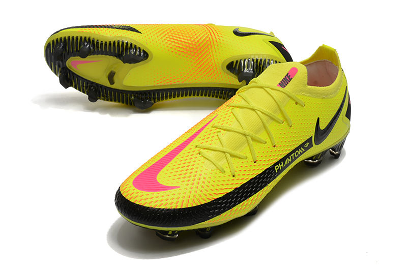 Nike Phantom GT Elite FG yellow and black football boots Upper