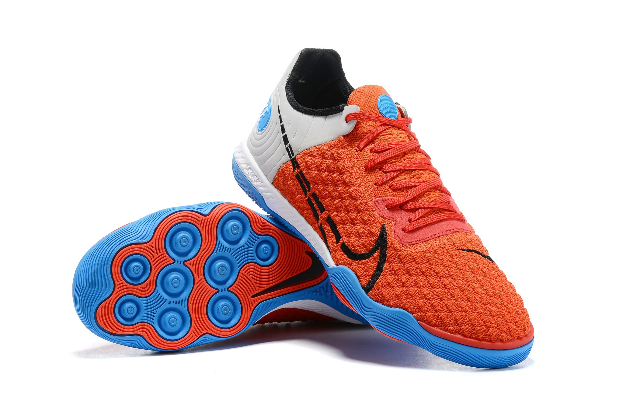 Nike Reactgato IC red and blue football boots for sale