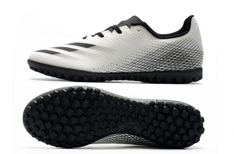 adidas white and black football boots