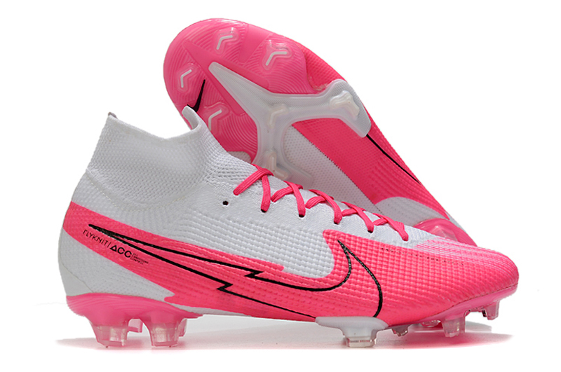 NIKE Superfly VII New Lights pink white side