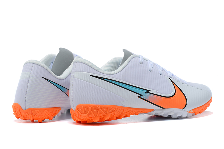 Nike Mercurial Vapor 13 Academy TF orange and white football boots side