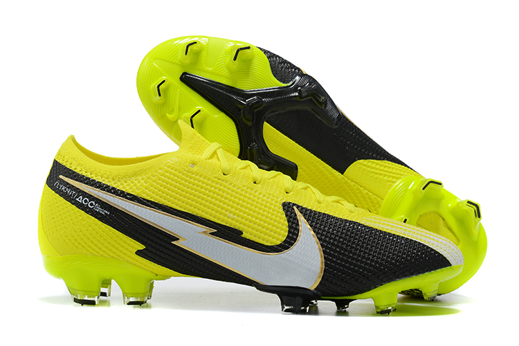 Nike Mercurial Vapor VII 13 Elite FG yellow, black and white football shoes Sell