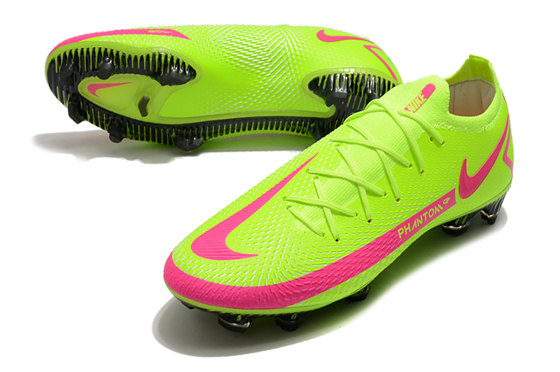 Nike Phantom GT Elite FG green pink football shoes Upper