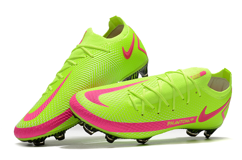 Nike Phantom GT Elite FG green pink football shoes
