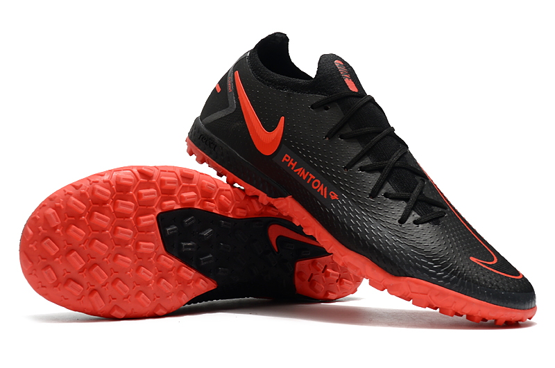 Nike Phantom GT Elite TF black and red football boots side