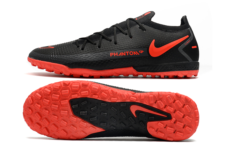 Nike Phantom GT Elite TF black and red football boots sole