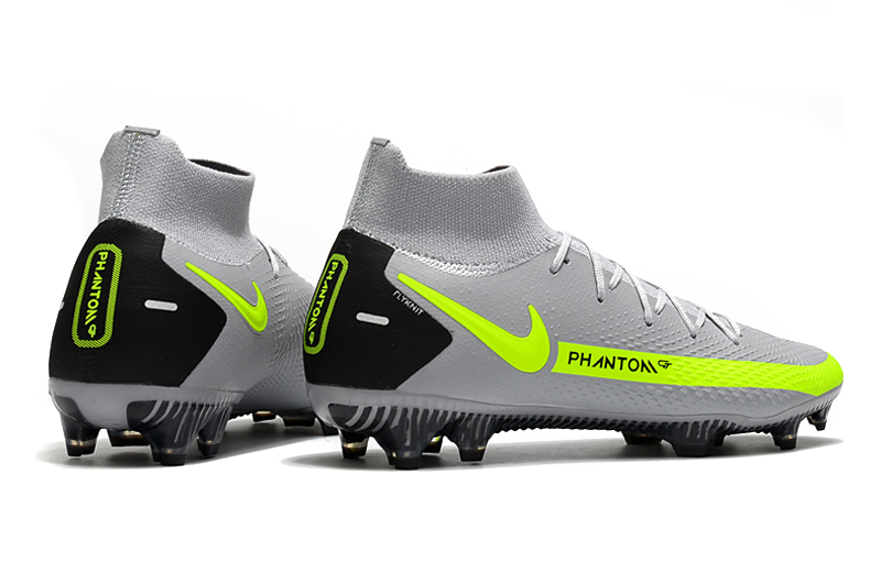 grey and yellow football boots