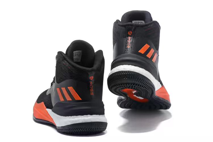 adidas black and red basketball shoes