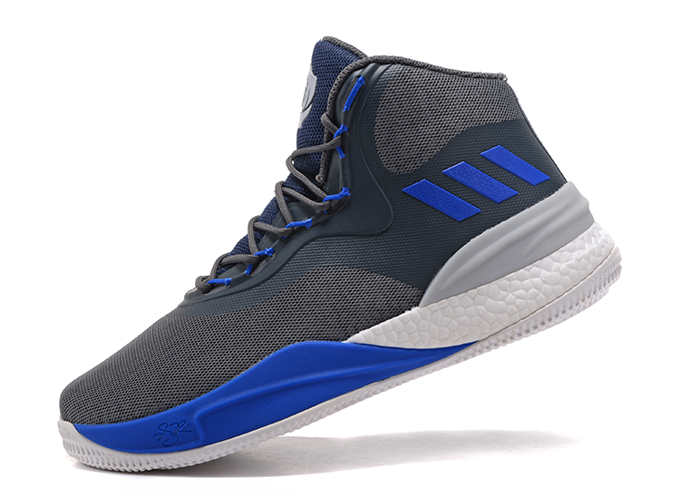 adidas D Rose 8 blue gray black men's basketball shoesCheap