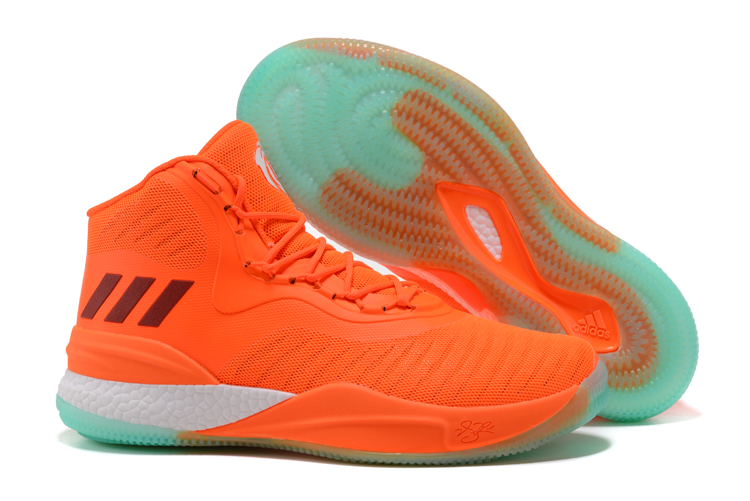 adidas D Rose 8 orange men's basketball shoes free shipping