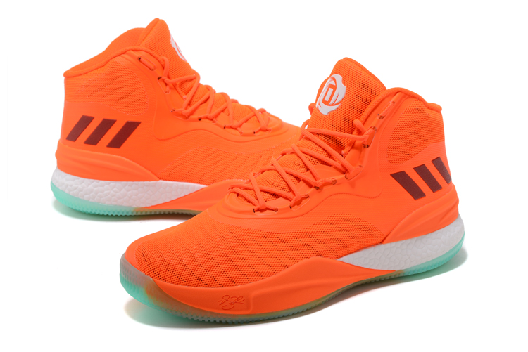 adidas D Rose 8 orange men's basketball shoes free shipping