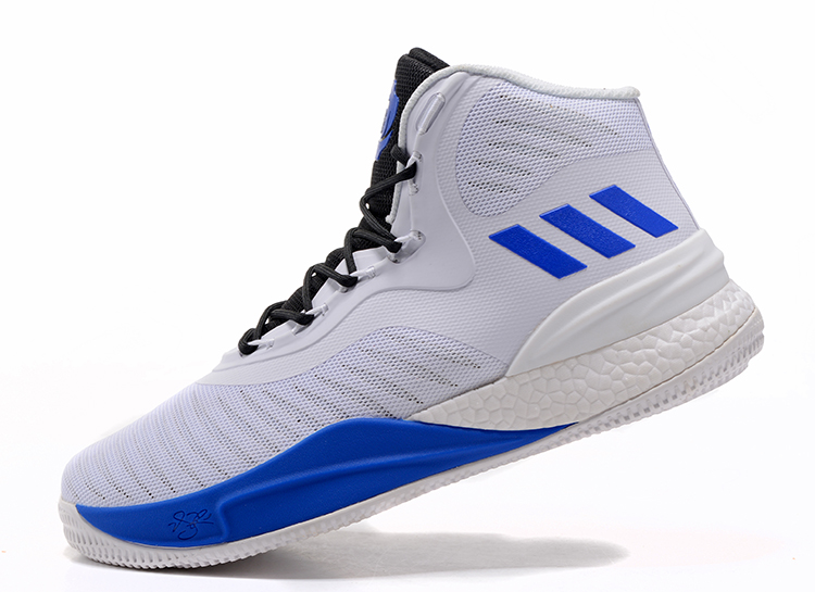 adidas D Rose 8 blue and white men's basketball shoesCheap