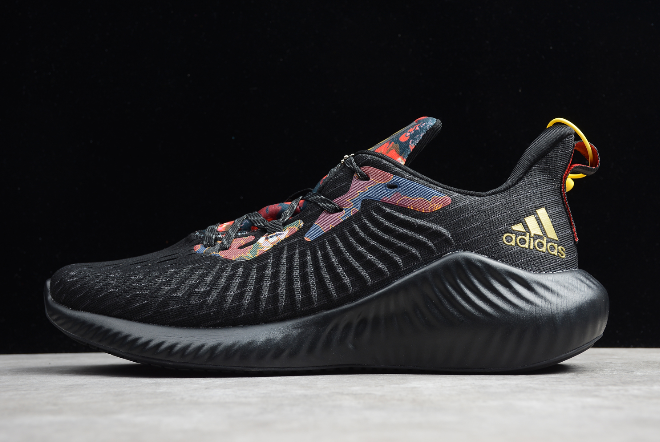 2020-adidas-AlphaBounce-3-CNY-Black-Gold-Metallic-Scarlet-FW4530-For-Sale