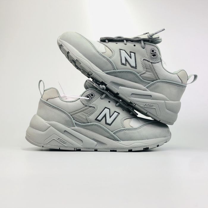 New Balance CMT580MJ cement gray retro sneakers Outside