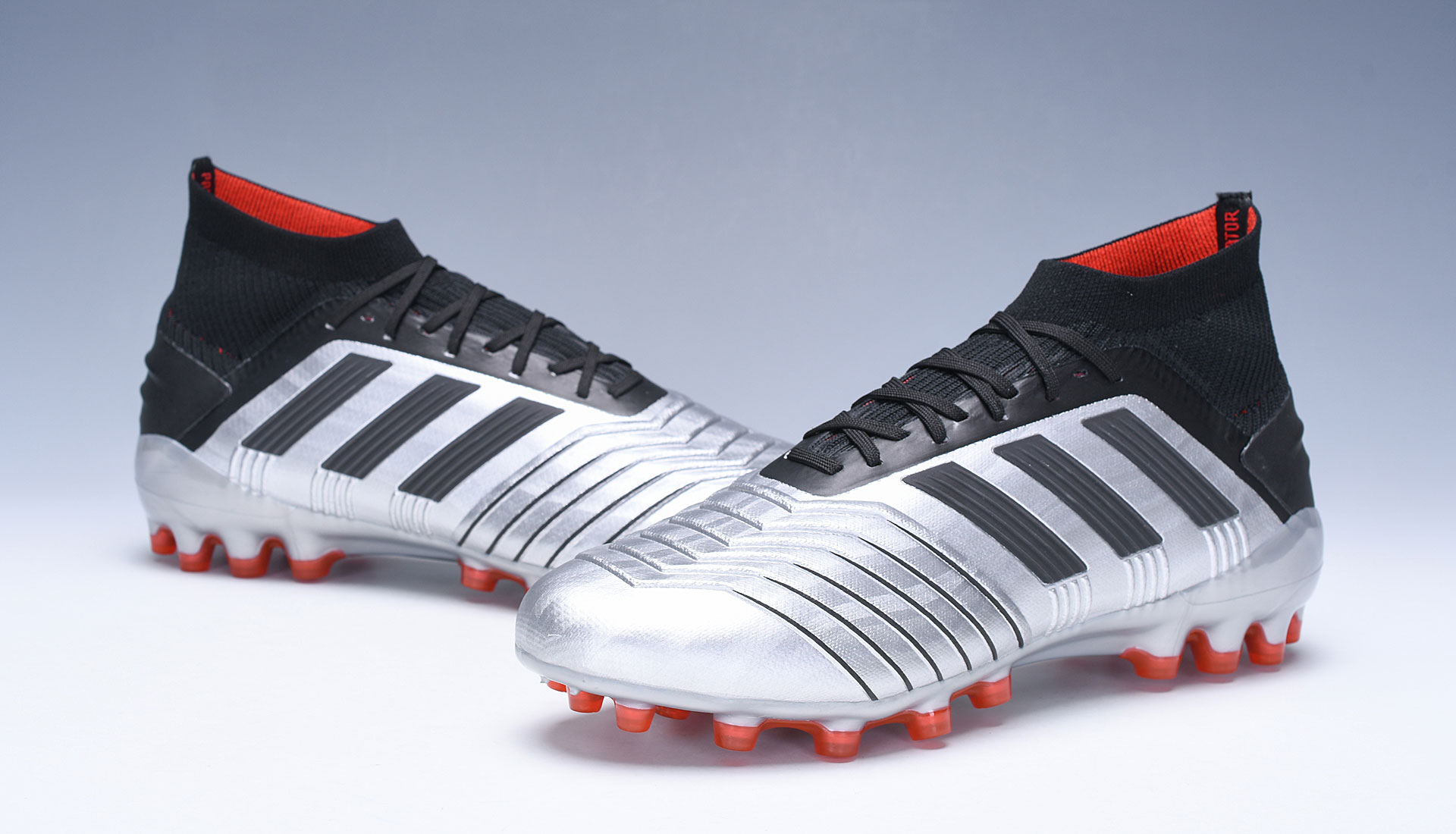 adidas Predator 19.1 AG Silver Red Football Boots buy