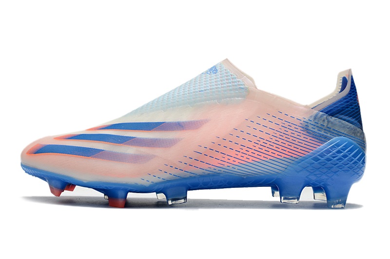 Riskant gordijn verbrand 2021 Adidas X series knitted high-end FG football shoes Adidas X Ghosted FG  blue