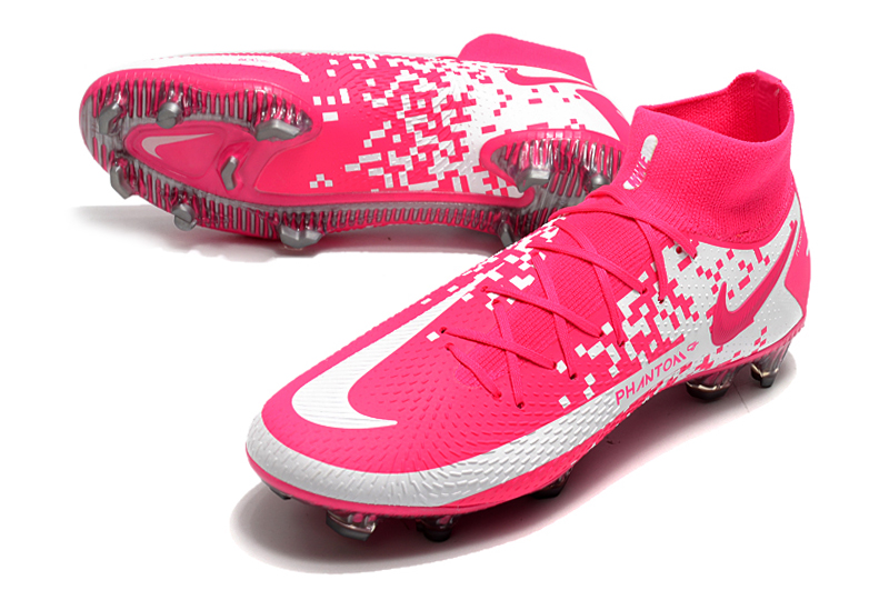 2021 Nike Phantom GT Elite Dynamic Fit FG white pink football shoes Upper