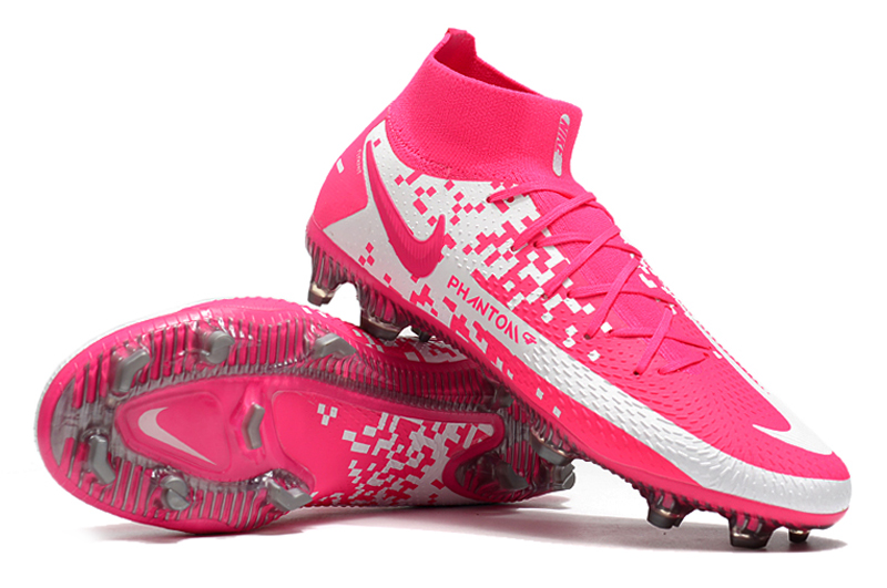 2021 Nike Phantom GT Elite Dynamic Fit FG white pink football shoes right