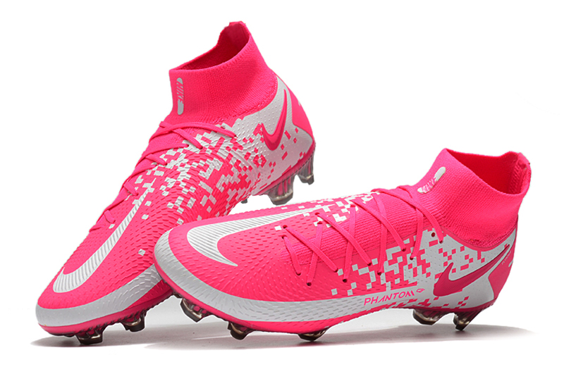 2021 Nike Phantom GT Elite Dynamic Fit FG white pink football shoes