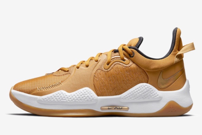 2021-release-nike-pg-5-beige-gold-running-shoes-cw3143-700