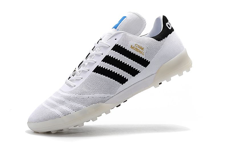 Adidas COPA 70Y TF black and white football boots Left